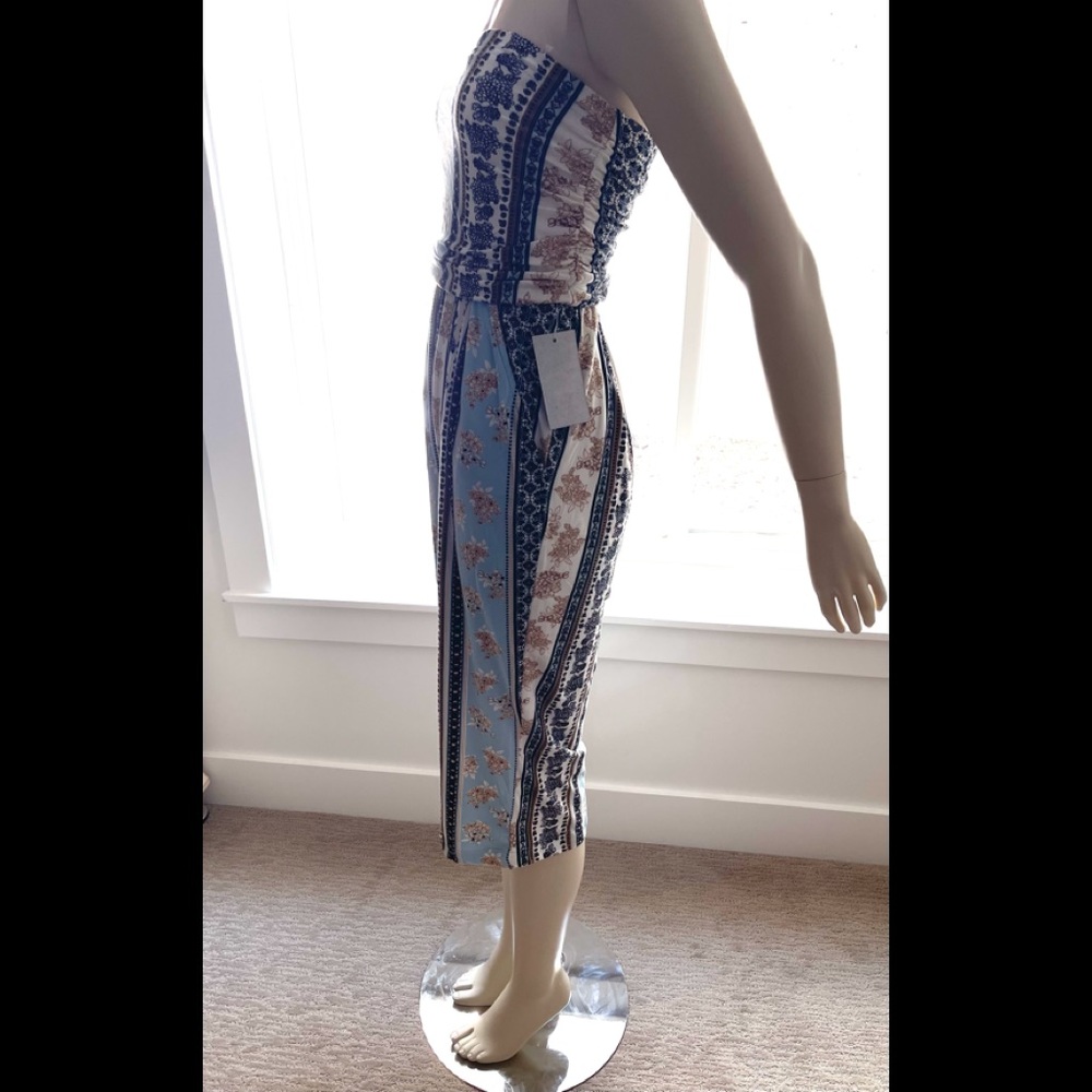 NWT J FOR JUSTIFY TUBE WIDE LEG CROP ROMPER - Picture 4 of 4